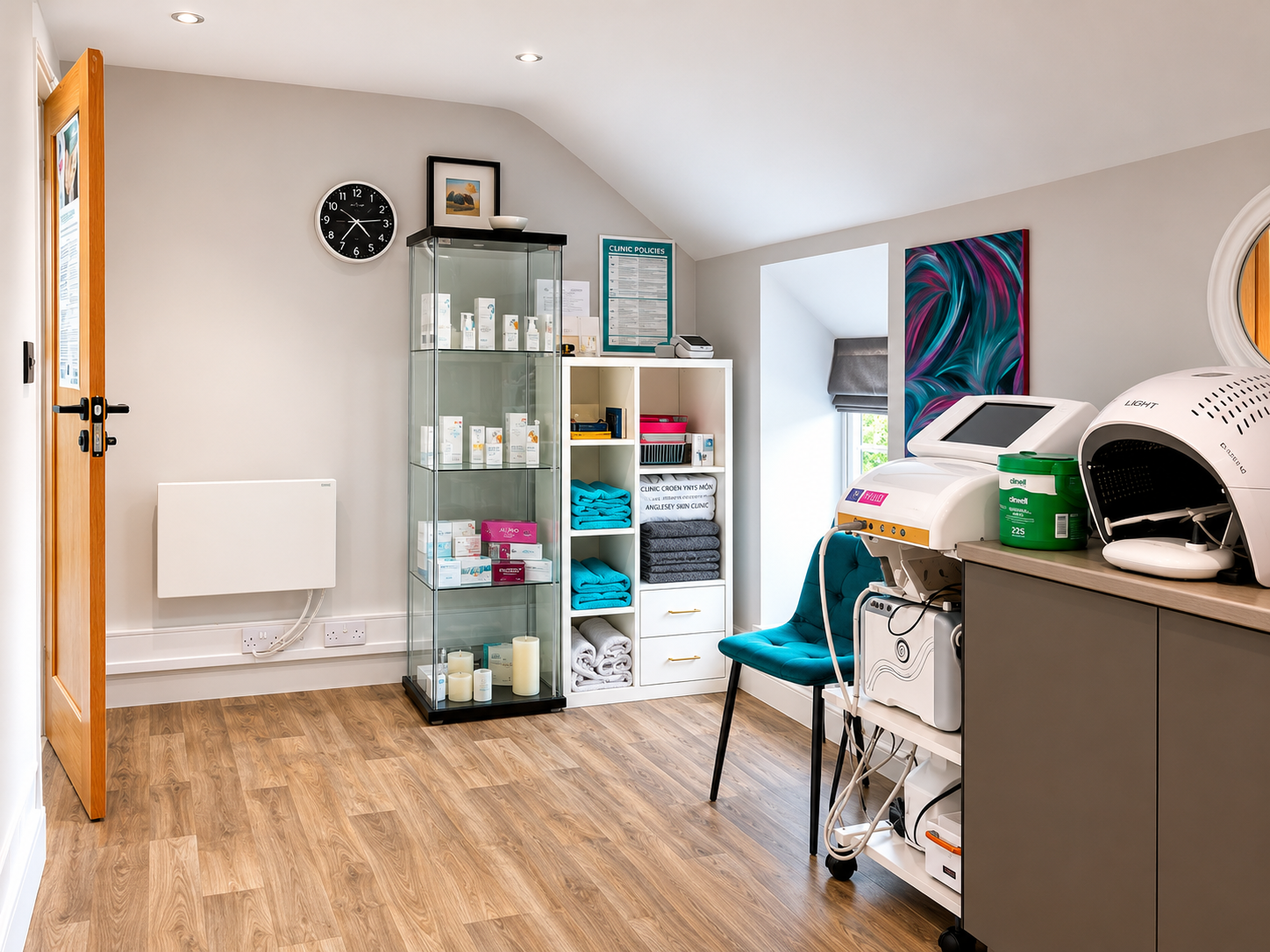 Anglesey Skin Clinic treatment room interior